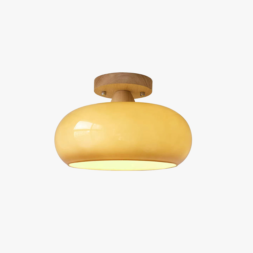 Plafonnier encastré en bois Image