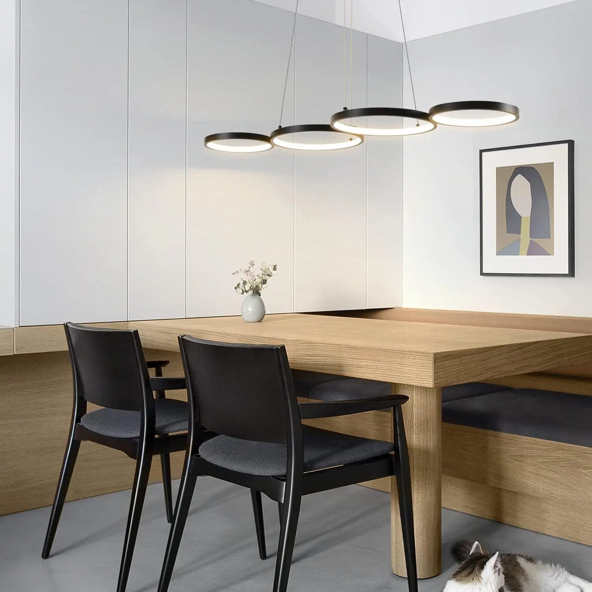Suspension quatre anneaux LED Léonie – photo 14