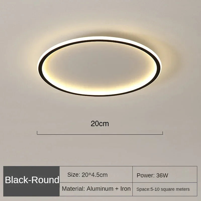Plafonnier LED anneau minimaliste Apolline – photo 19