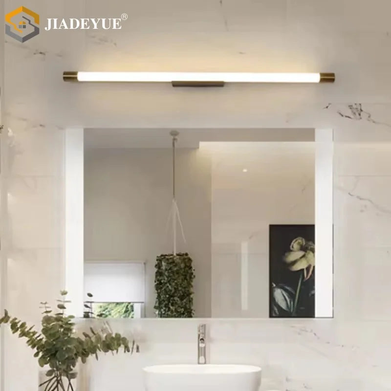 Applique miroir LED à embouts dorés Clémence – photo 1