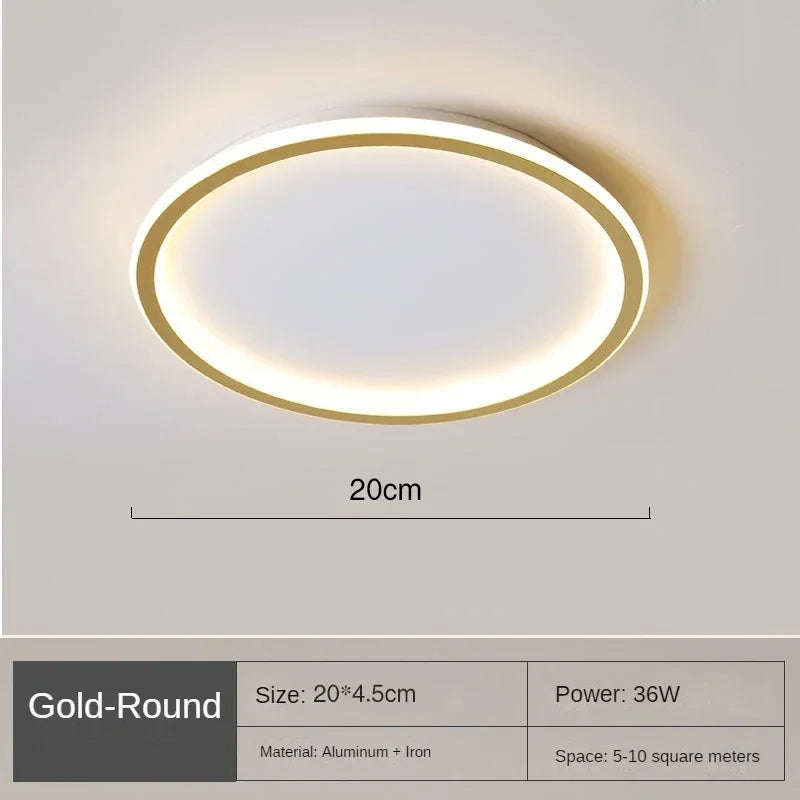 Plafonnier LED anneau minimaliste Apolline – photo 8