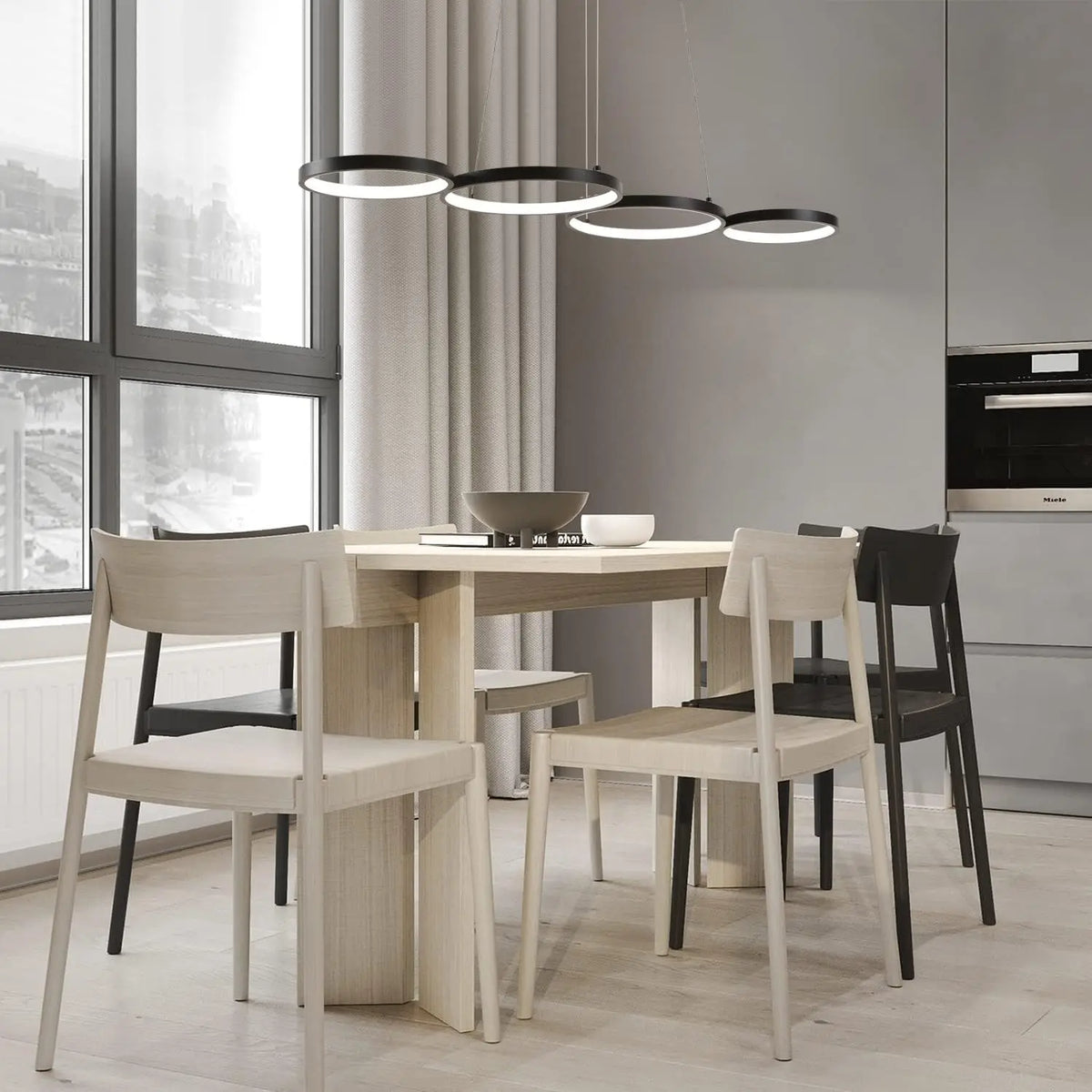 Suspension quatre anneaux LED Léonie – photo 11