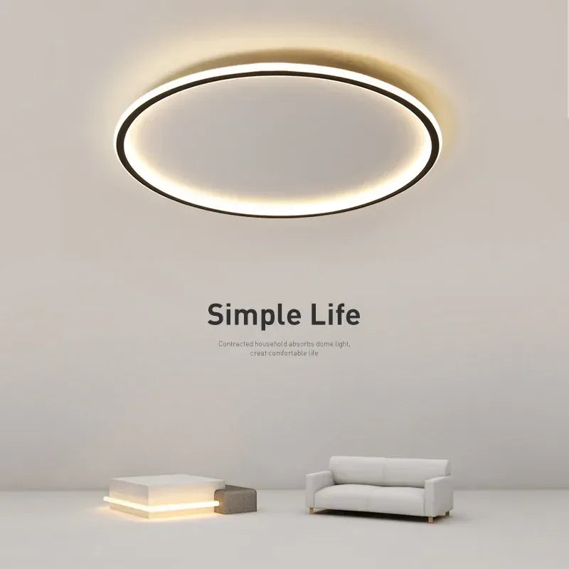 Plafonnier LED anneau minimaliste Apolline – photo 1