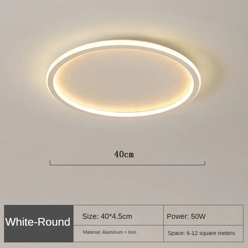 Plafonnier LED anneau minimaliste Apolline – photo 12
