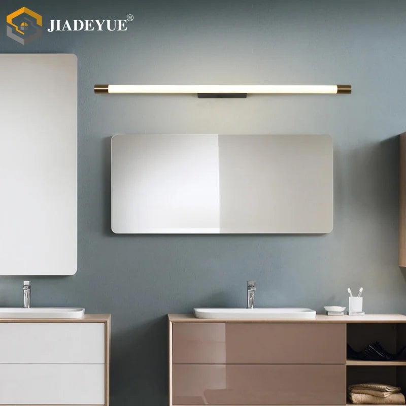 Applique miroir LED à embouts dorés Clémence – photo 2