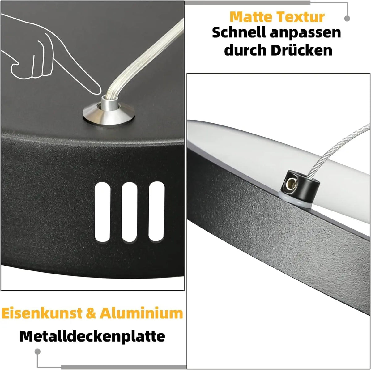 Suspension quatre anneaux LED Léonie – photo 9
