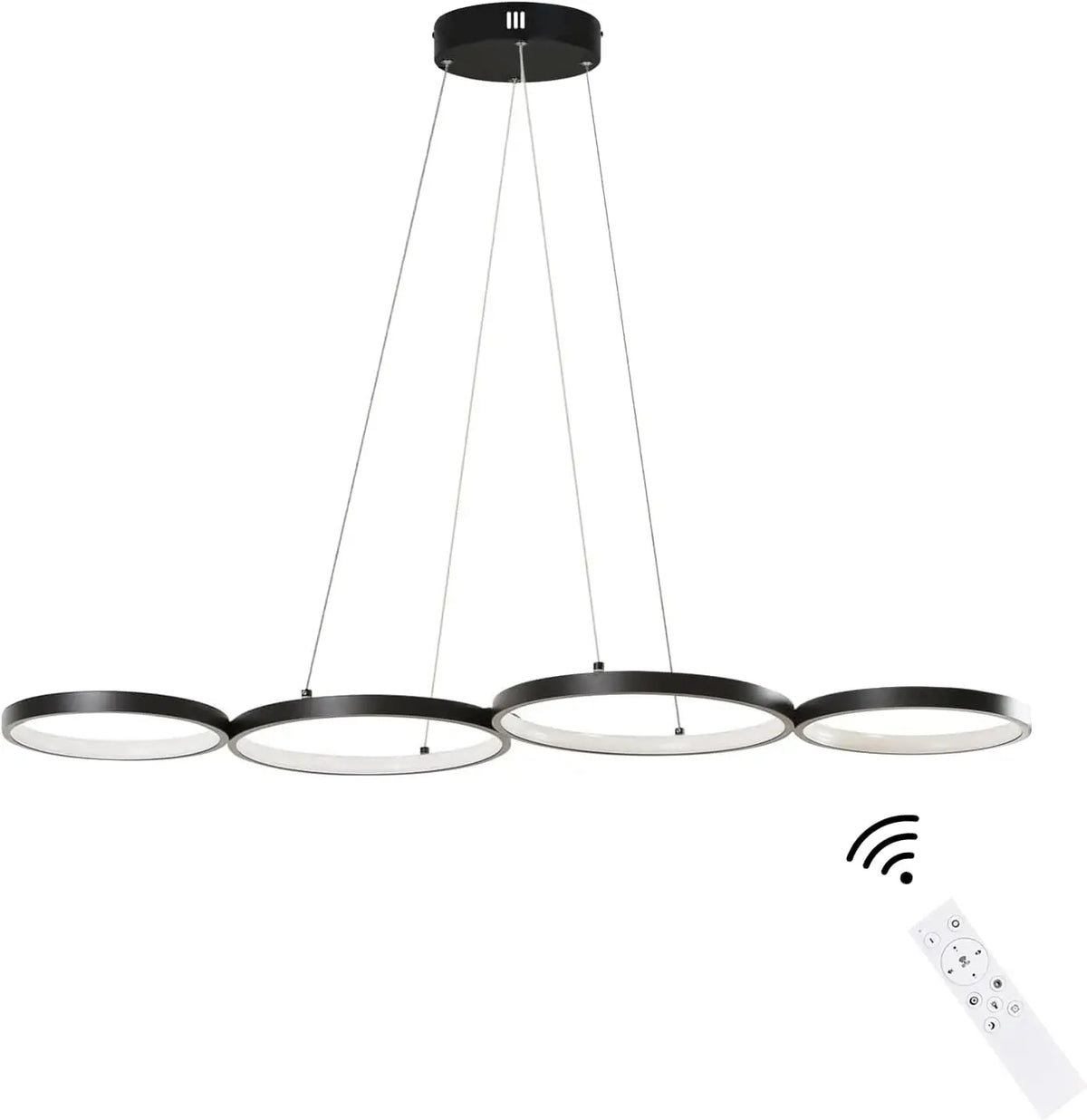 Suspension quatre anneaux LED Léonie – photo 15