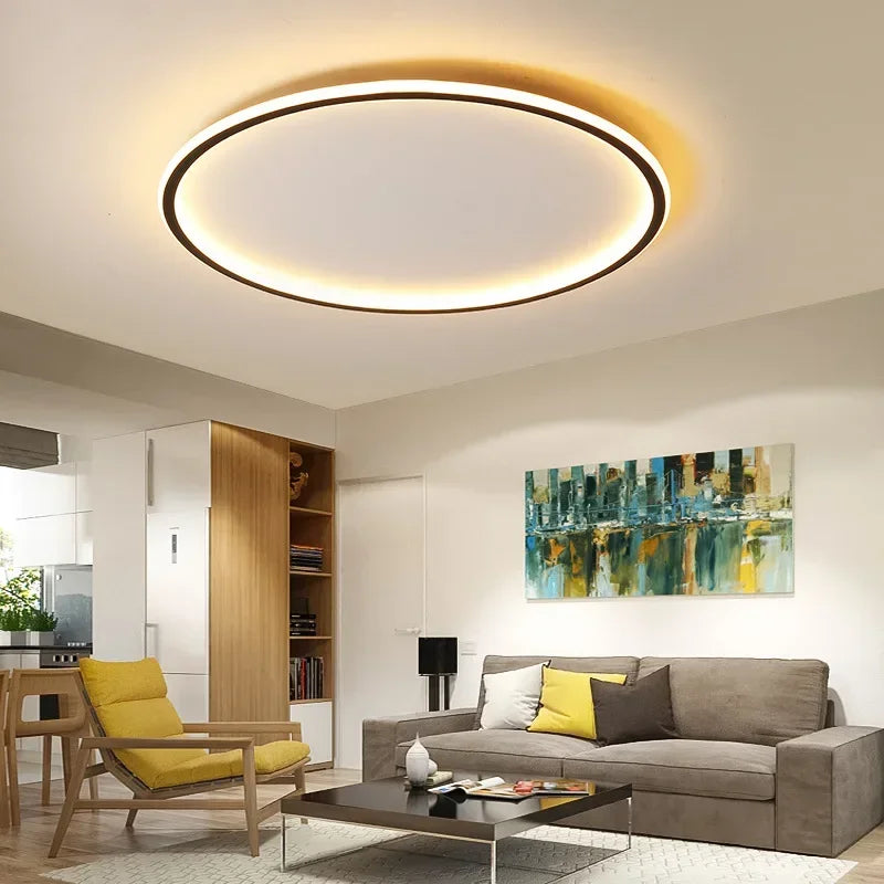 Plafonnier LED anneau minimaliste Apolline – photo 2