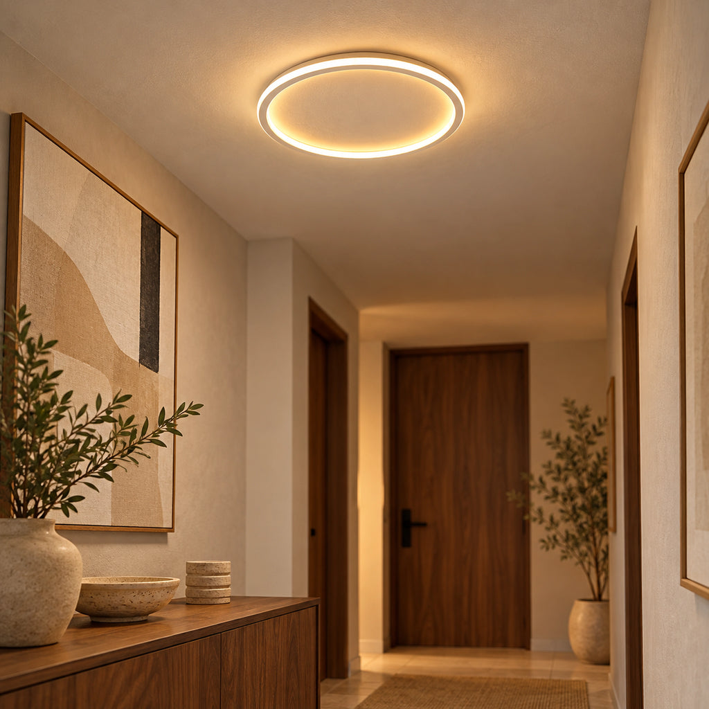 Plafonnier Apolline – Blanc 30 cm en intérieur