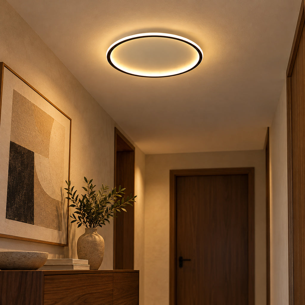 Plafonnier Apolline – Noir 30 cm en intérieur