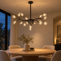 Suspension Florentin – Noir B – 18 têtes en intérieur