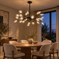 Suspension Florentin – Noir B – 30 têtes en intérieur