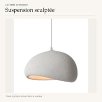 Suspension sculptée Wabi-Sabi — vue du produit
